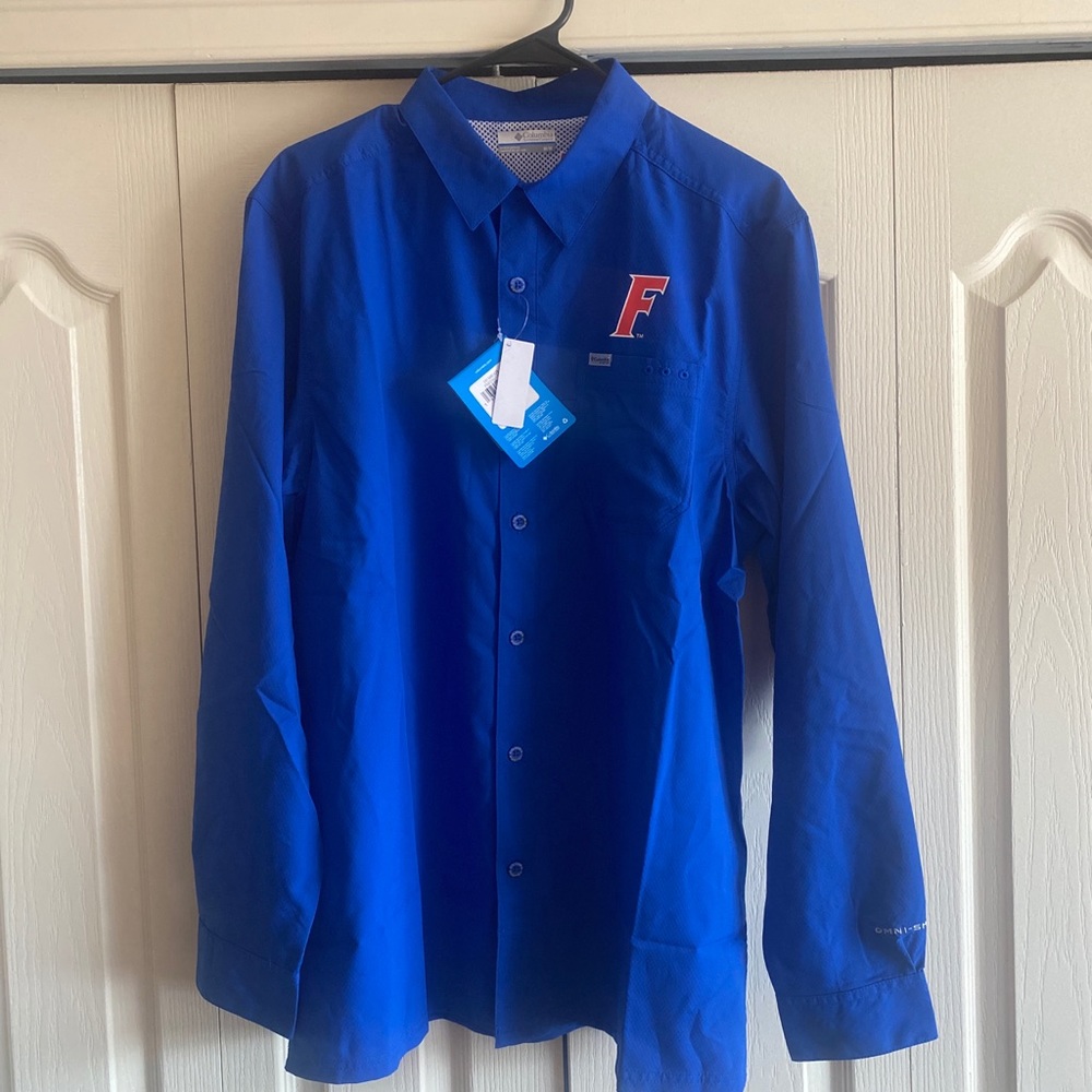 Florida Gators Columbia Long Sleeve Button Down